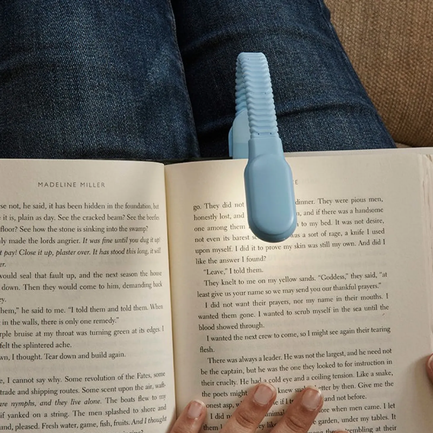 Rechargable Booklight Blue