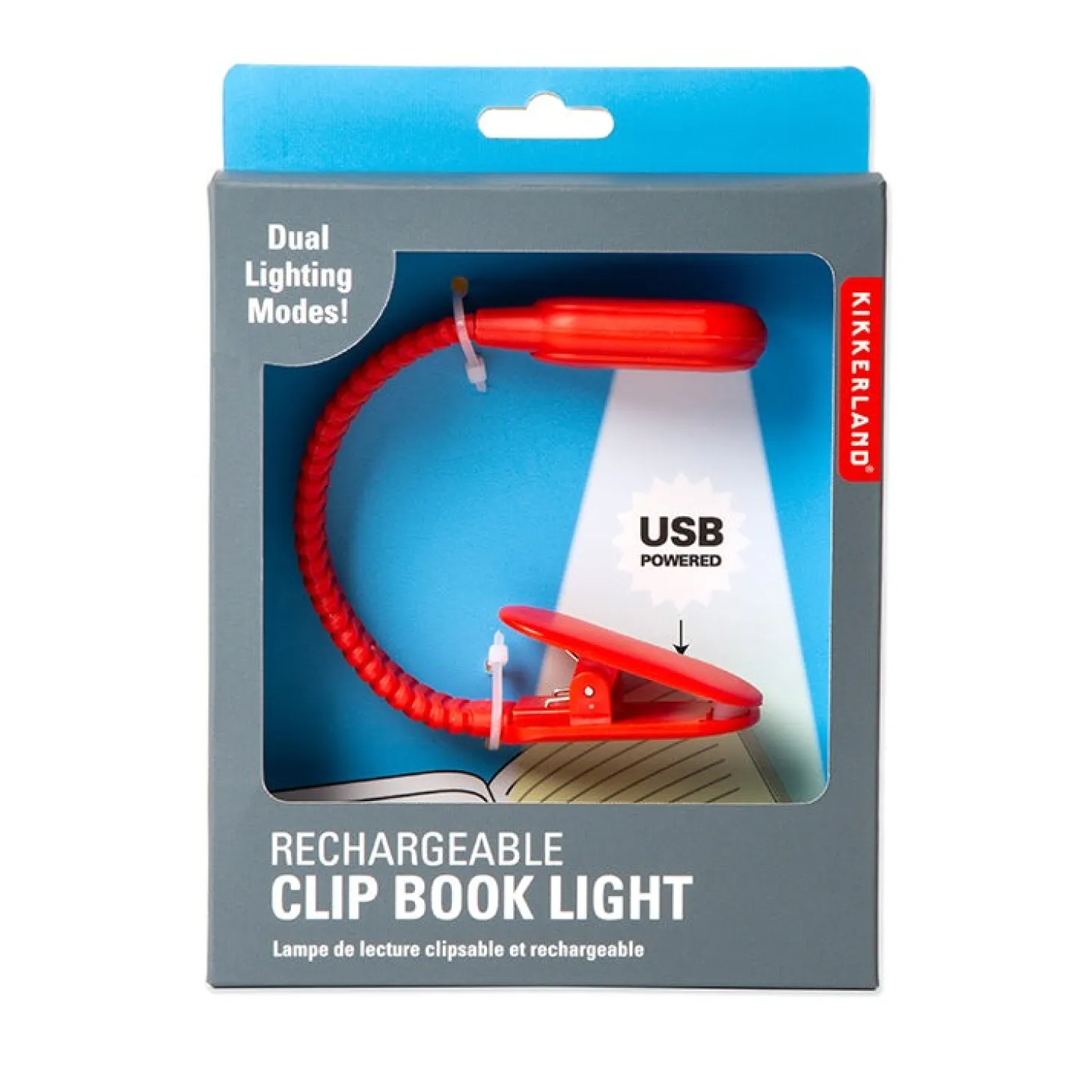 Rechargable Booklight Red
