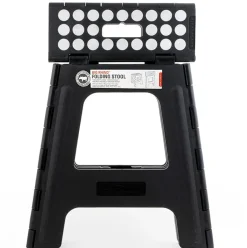 Rhino® II Tall Folding Step Stool Black