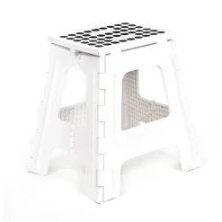 Rhino® II Tall Folding Step Stool White