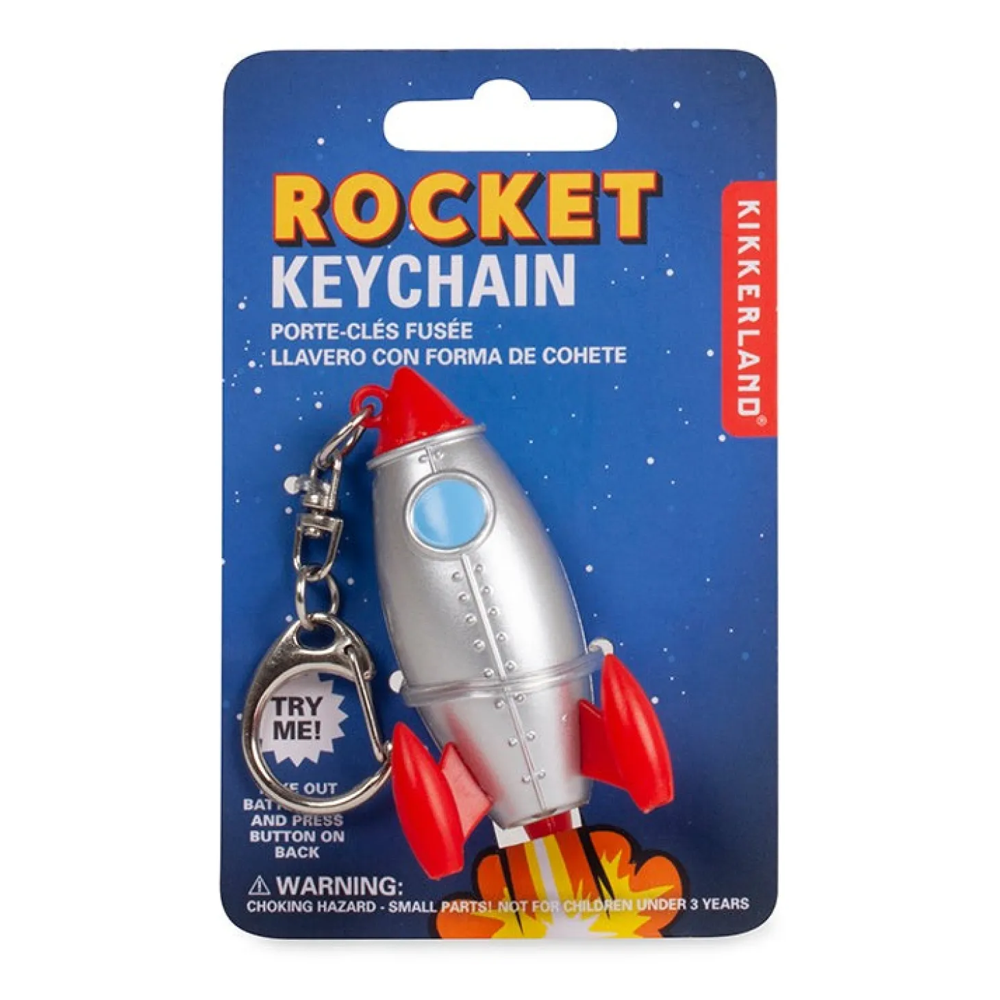 Rocket LED & Sound Keychain