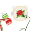 Rose Mini Cross Stitch Embroidery Kit
