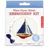 Sailboat Mini Cross Stitch Embroidery Kit