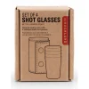 Shot Glasses with Leather Case