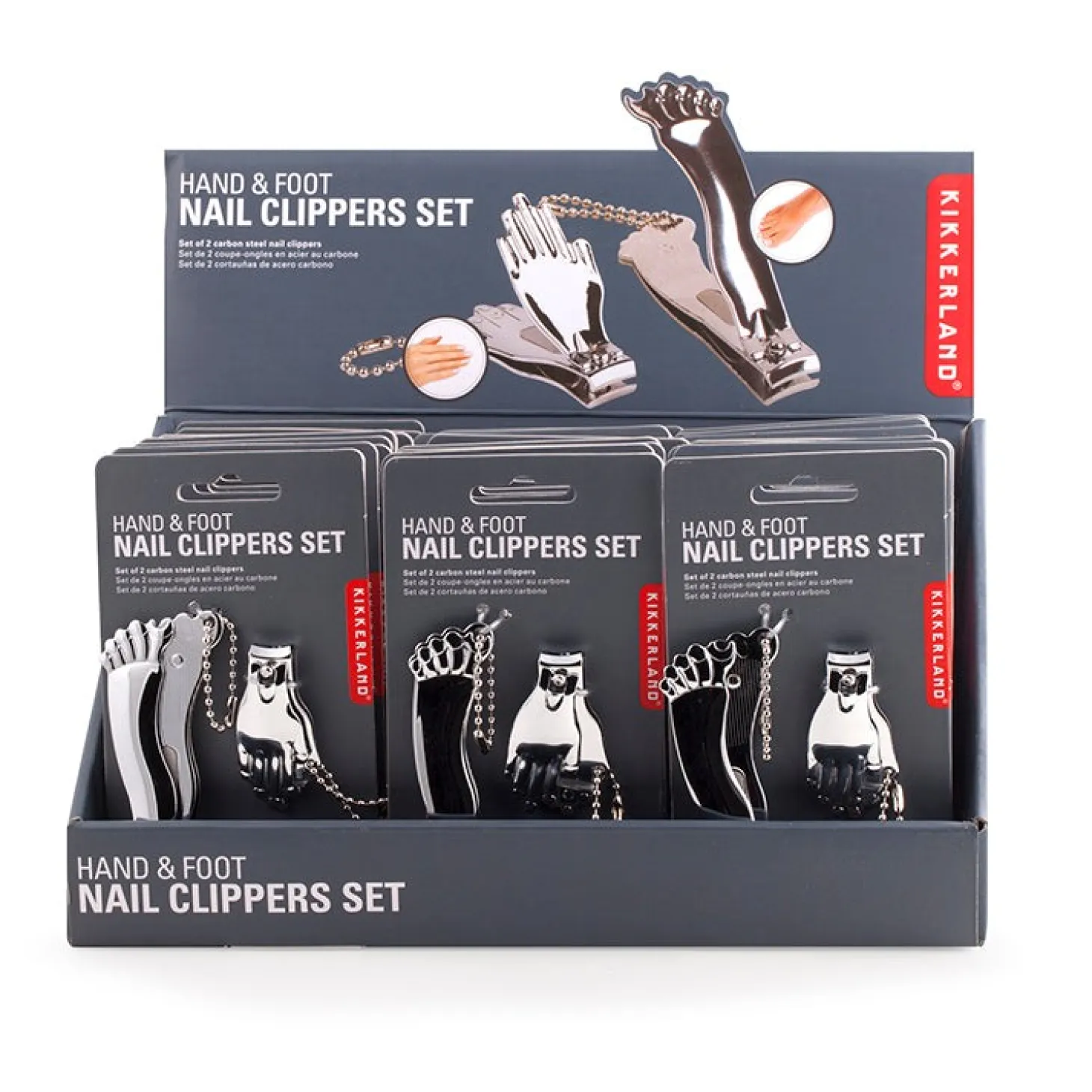 Silver Hand & Foot Nail Clipper Set
