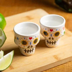 Sugar Skull Shot Glasses