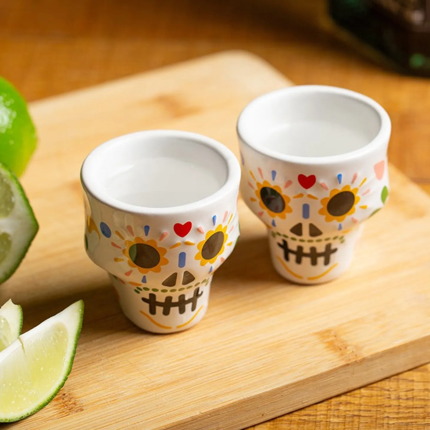 Sugar Skull Shot Glasses