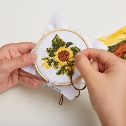 Sunflower Mini Cross Stitch Embroidery Kit