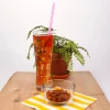 Tall Rainbow Reusable Straws