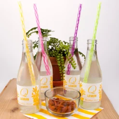 Tall Rainbow Reusable Straws