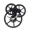 Triple Gear Wall Clock