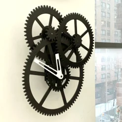Triple Gear Wall Clock