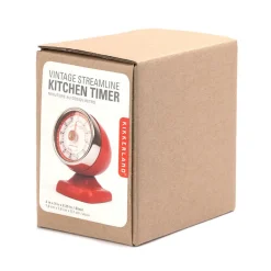 Vintage Streamline Kitchen Timer + Red
