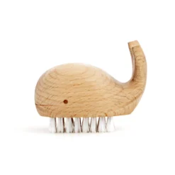 Wooden Whale Nail Brush
