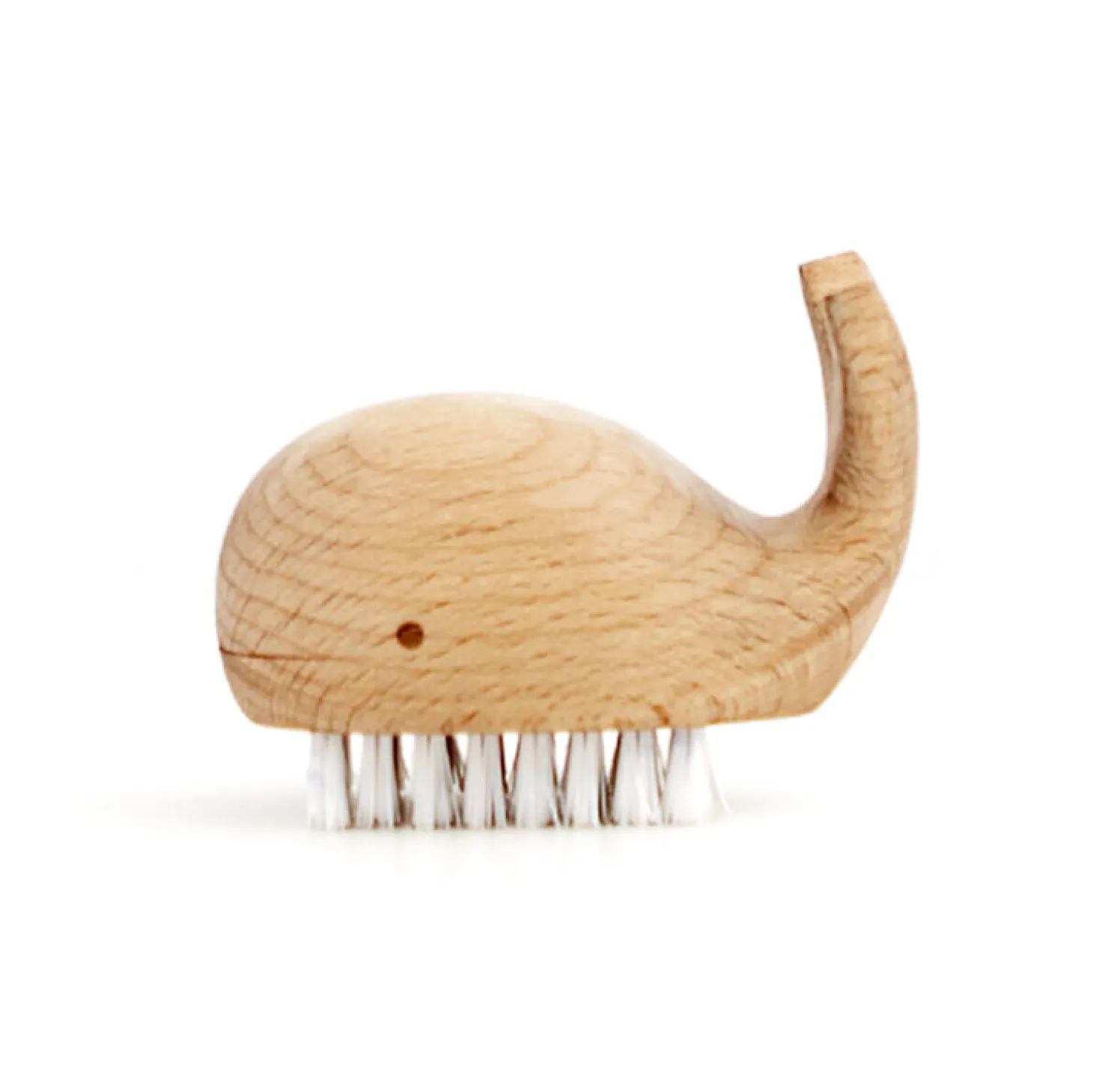 Wooden Whale Nail Brush